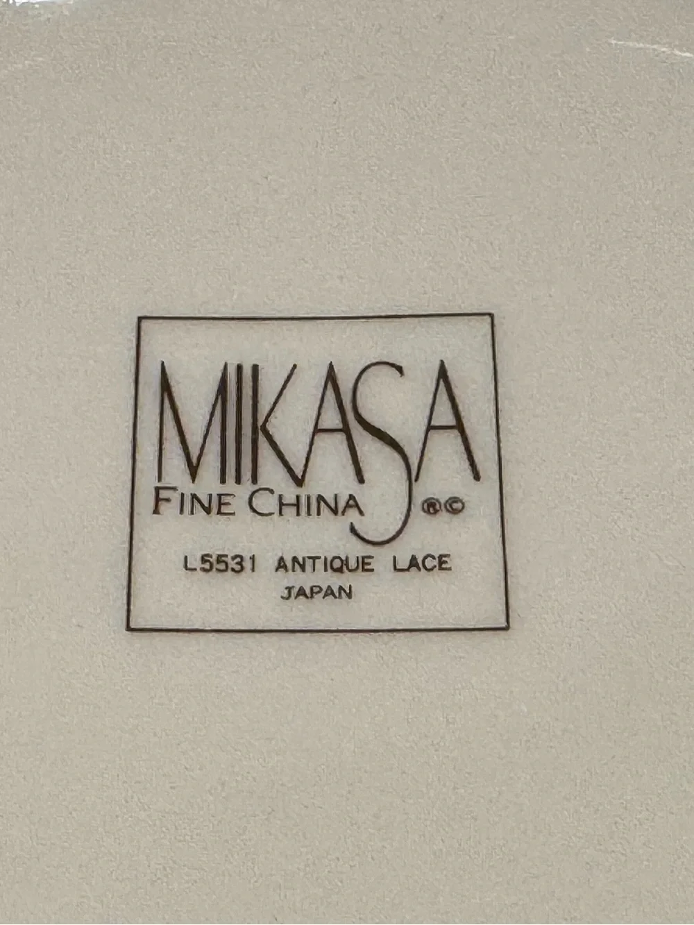 Mikasa antique clean suitable
