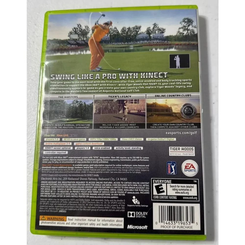 Electronic Arts tiger woods
