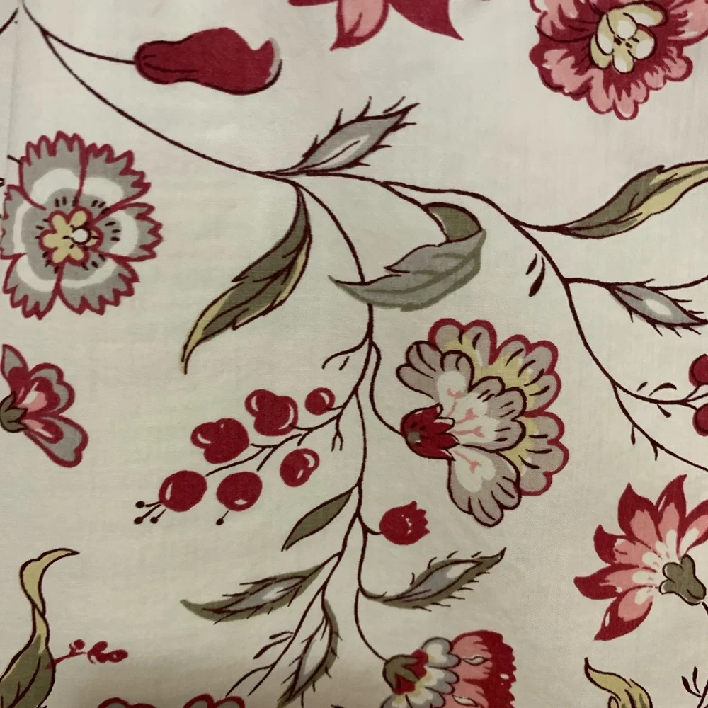 Pottery Barn Floral Euro Shams