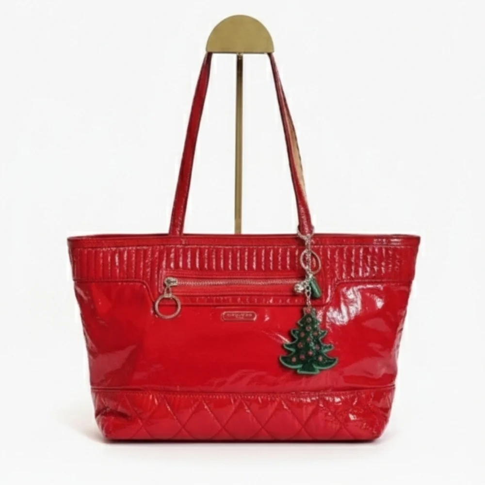 Coach 2011 Red Patent Leather Tote