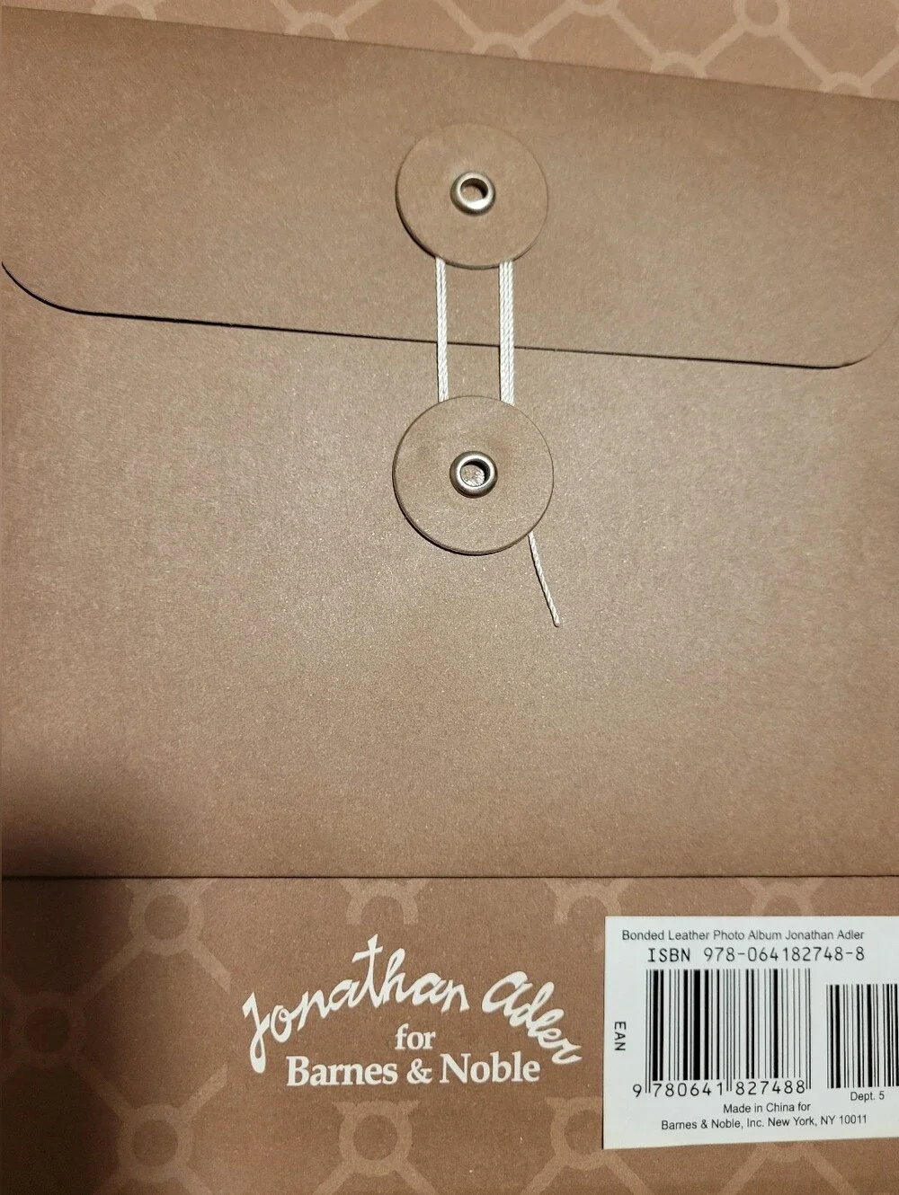 Embossed Brown Photo Album