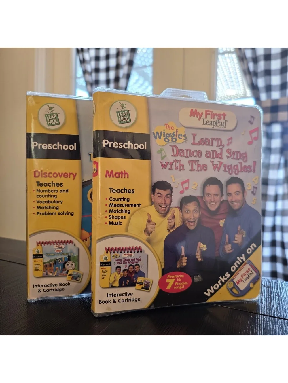 LeapFrog My First LeapPad Thomas School Trip And The Wiggles Book Cartridge Lot