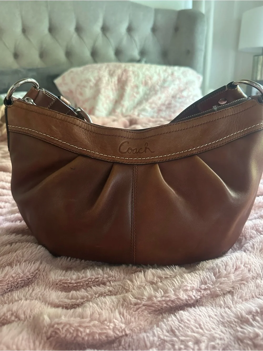 Coach vintage pleated