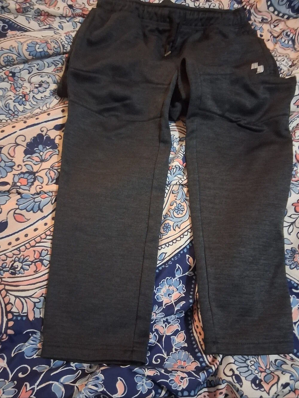 CHILDREN'S PLACE BOYS XXL SIZE 16 DARK GREY ATHLETIC PANTS