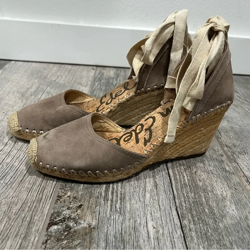 Sam Edelman ankle wrapped ties
