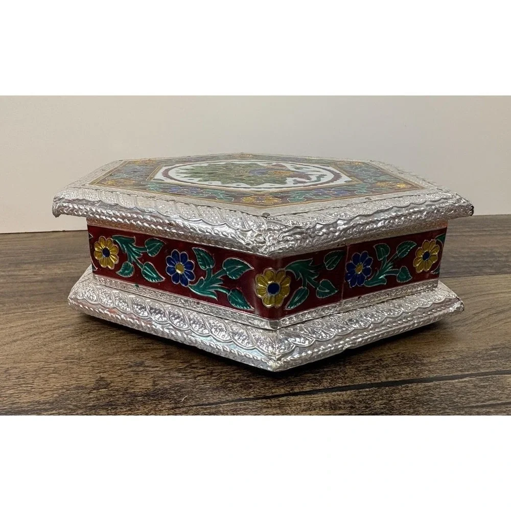 Vintage Indian Meenakari 9