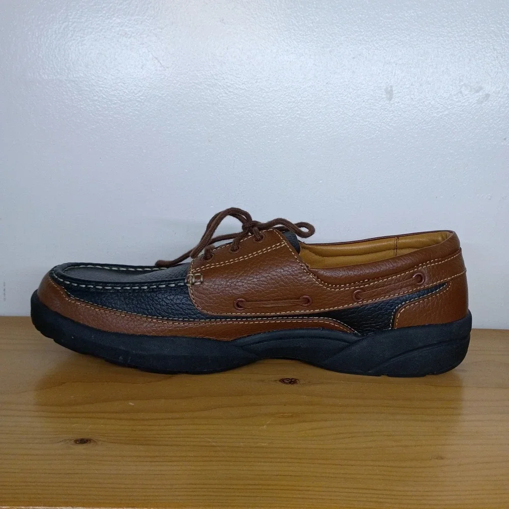 Dr. Comfort Patrick 8560 Men Therapeutic Leather Boat‎ Shoes Size 15 M Comfort