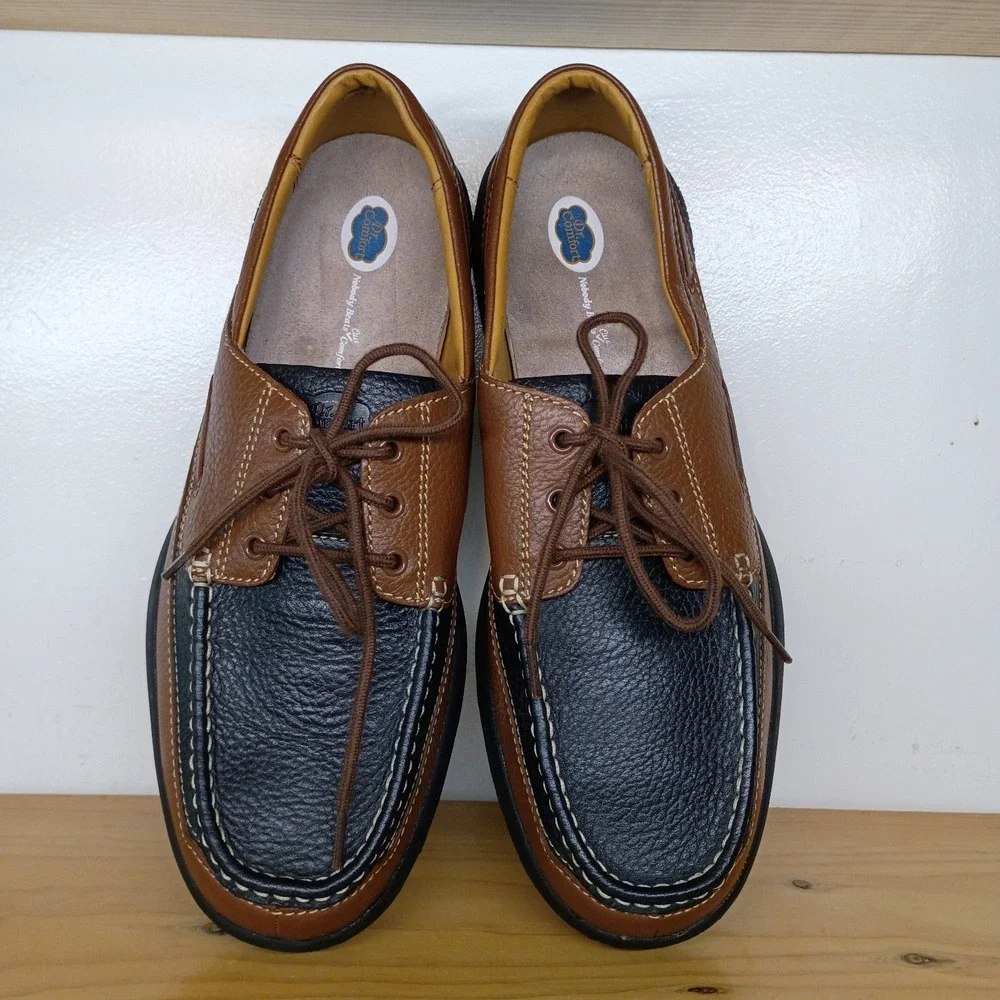 Dr. Comfort Patrick 8560 Men Therapeutic Leather Boat‎ Shoes Size 15 M Comfort