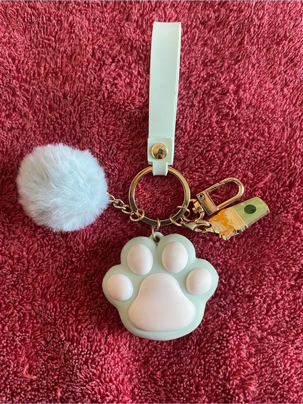 Starbucks Shanghai Exclusive Bag Charm Keychain Puppy Coffee Cup Mint Green
