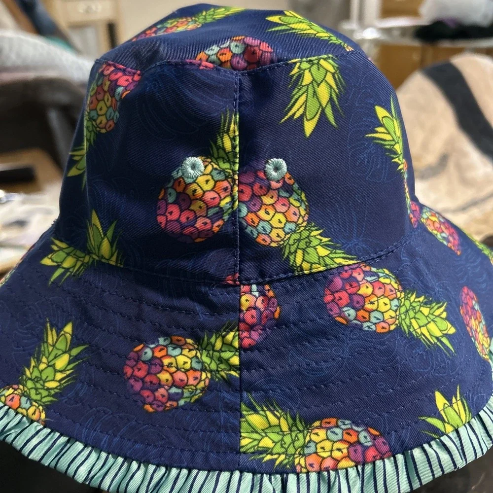 UV Skinz Child's Bucket Hat UPF 50+ Size 5 Reversible Beachy‎ Vacation Canping