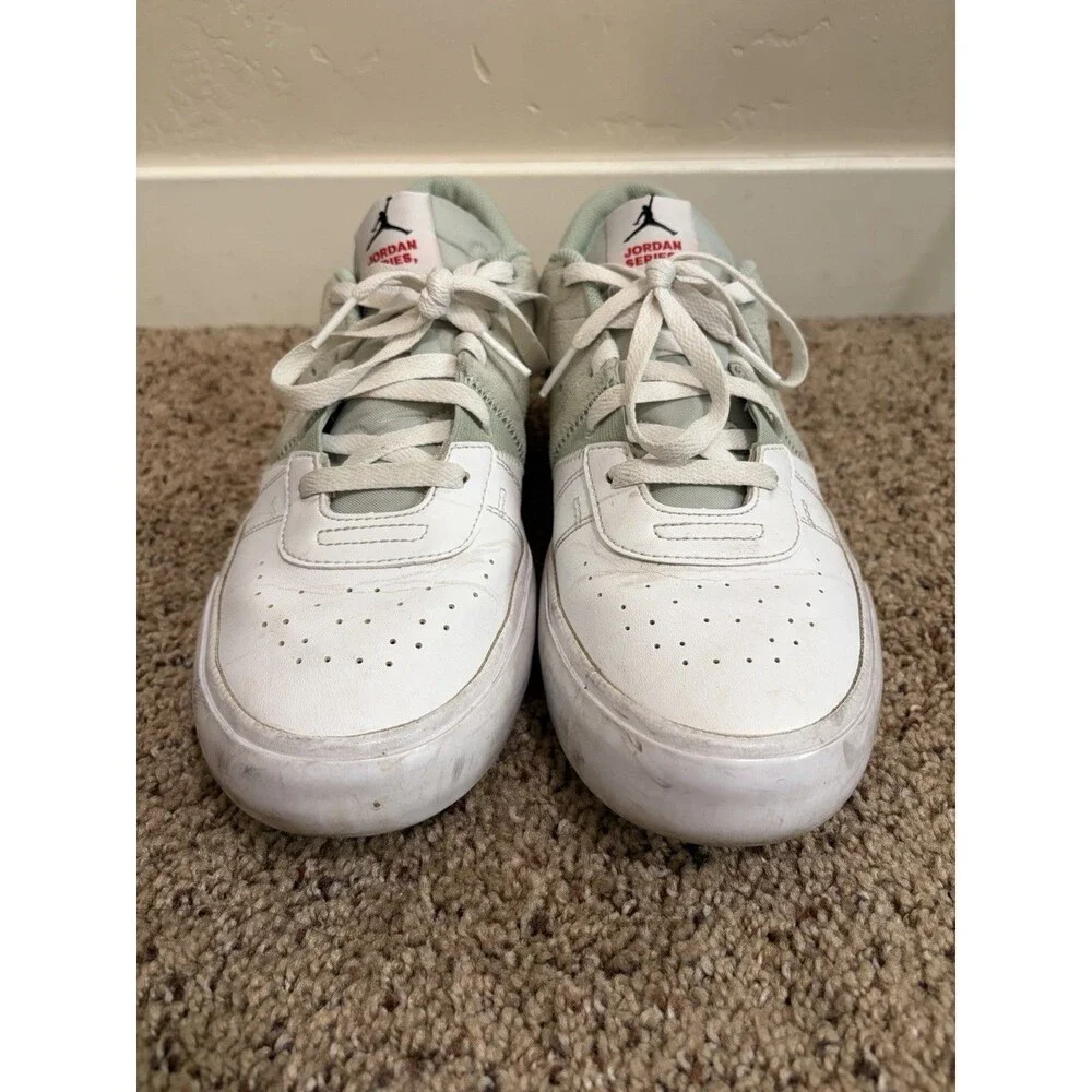 Jordan Series Shoes Mens Size 9 White Green Leather Low Sneakers DN1856-006