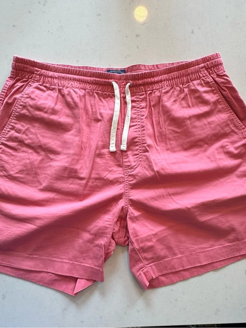 J. Crew Faded Red Drawstring Cotton Shorts