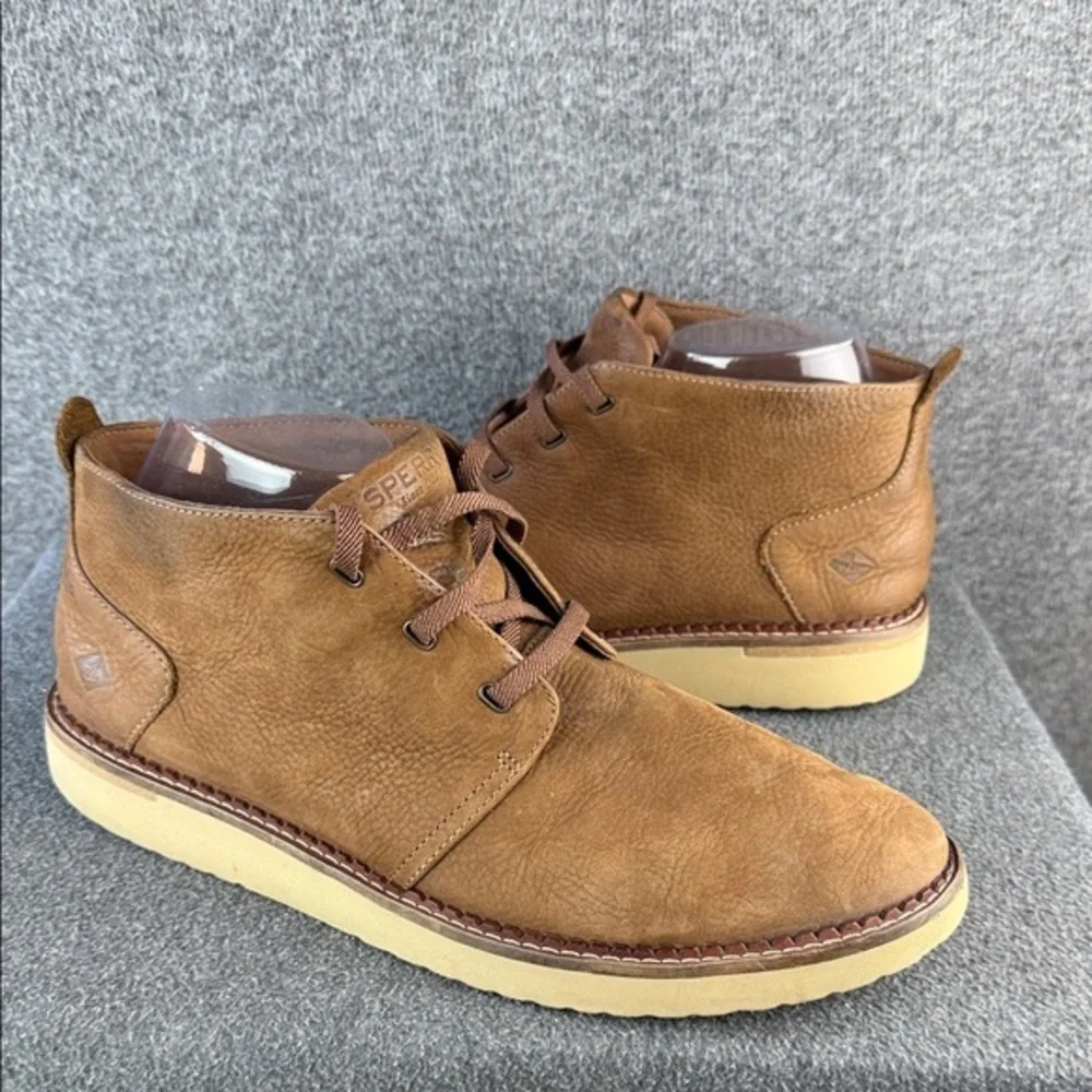 Sperry Top-Sider Men's Chukka Brown Suede Boots‎ Size 11.5