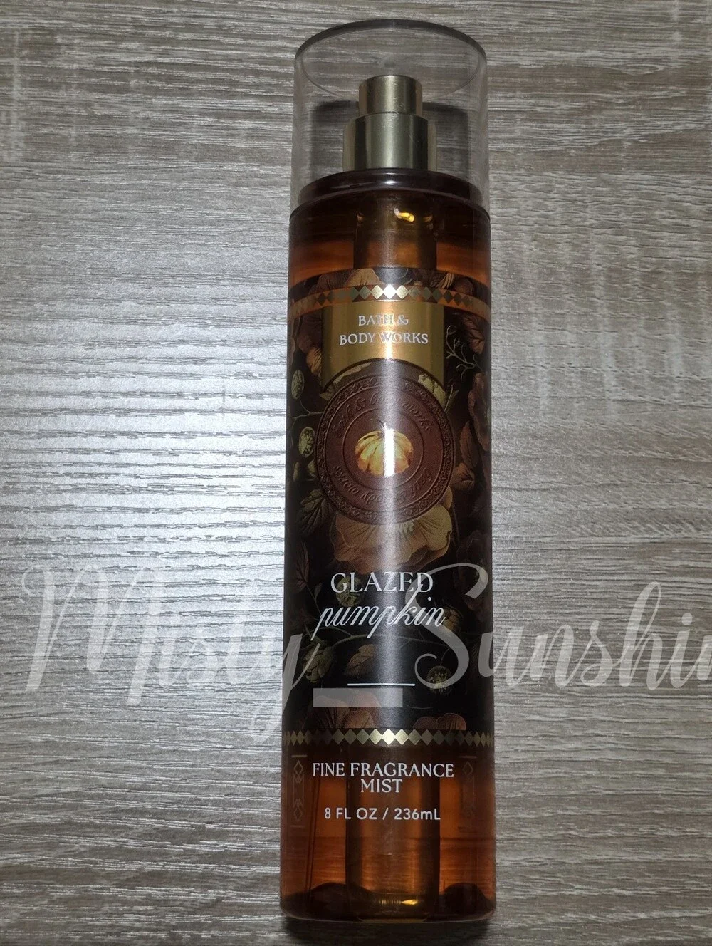 Bath & Body Works Glazed Pumpkin Fine Fragrance Mist 8oz New Ultra RARE