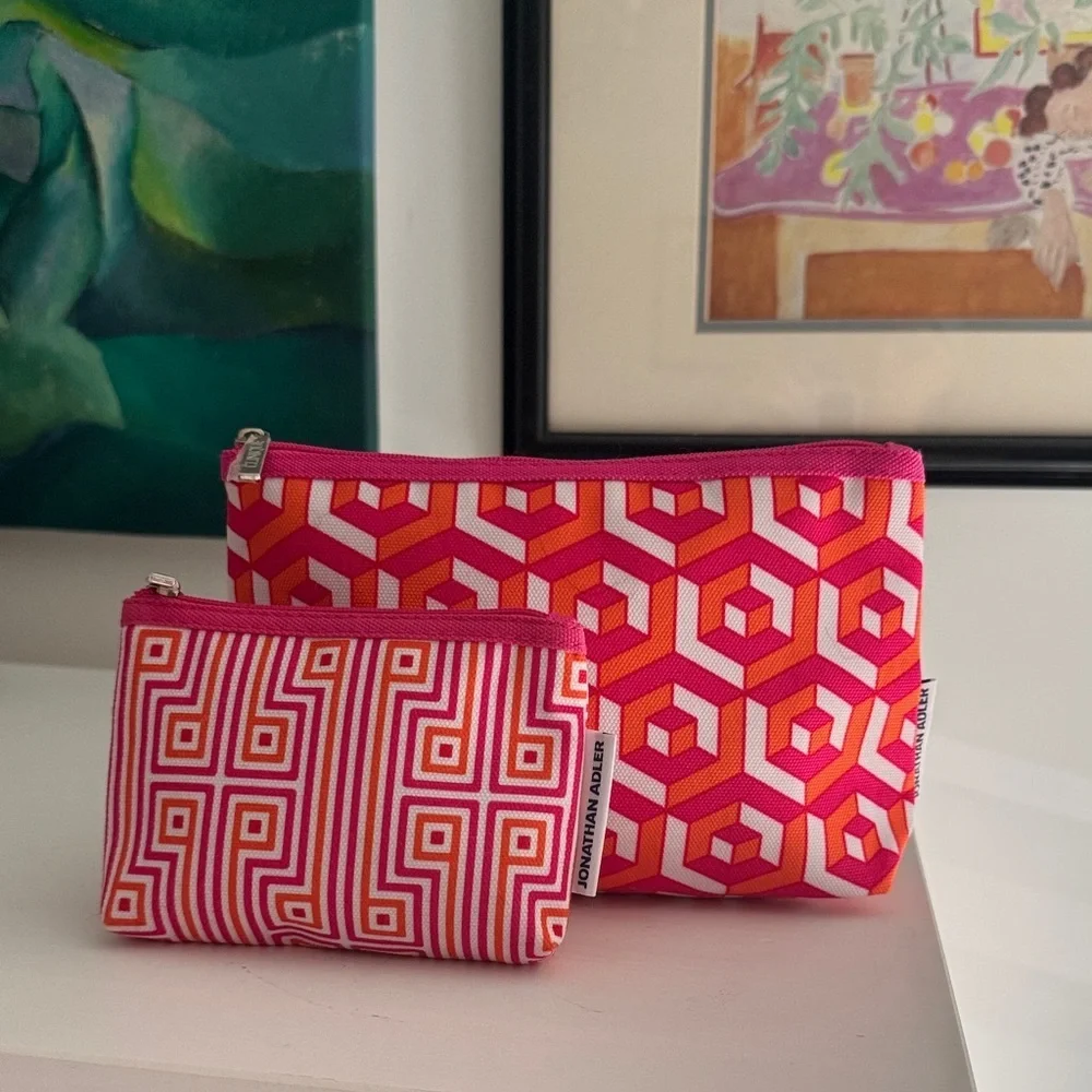 Jonathan Adler vibrant geometric