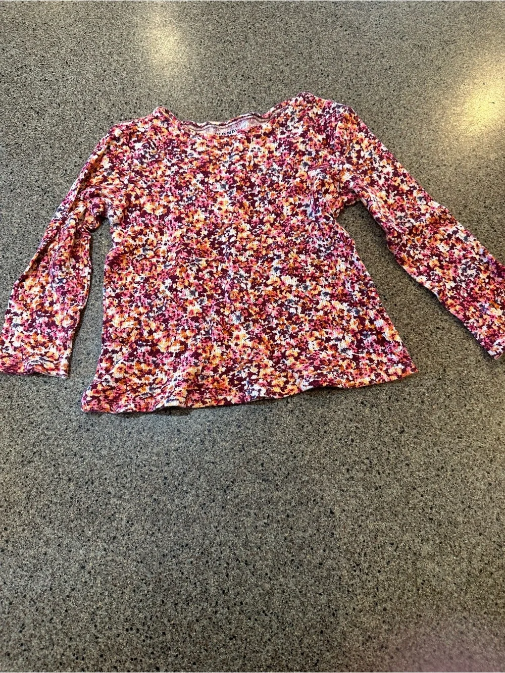 Floral Long-Sleeve Top - Pink Multi