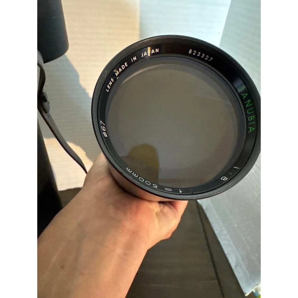 Danubia 500mm f8 Telephoto Prime Lens Japan Manual Focus with Hard Case 823327