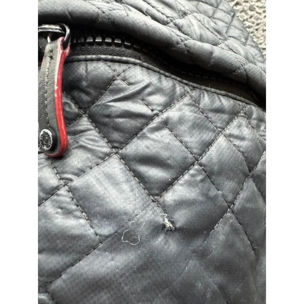 Mz Wallace New York Quilted Metro Laptop School Travel Backpack‎ Black Unisex