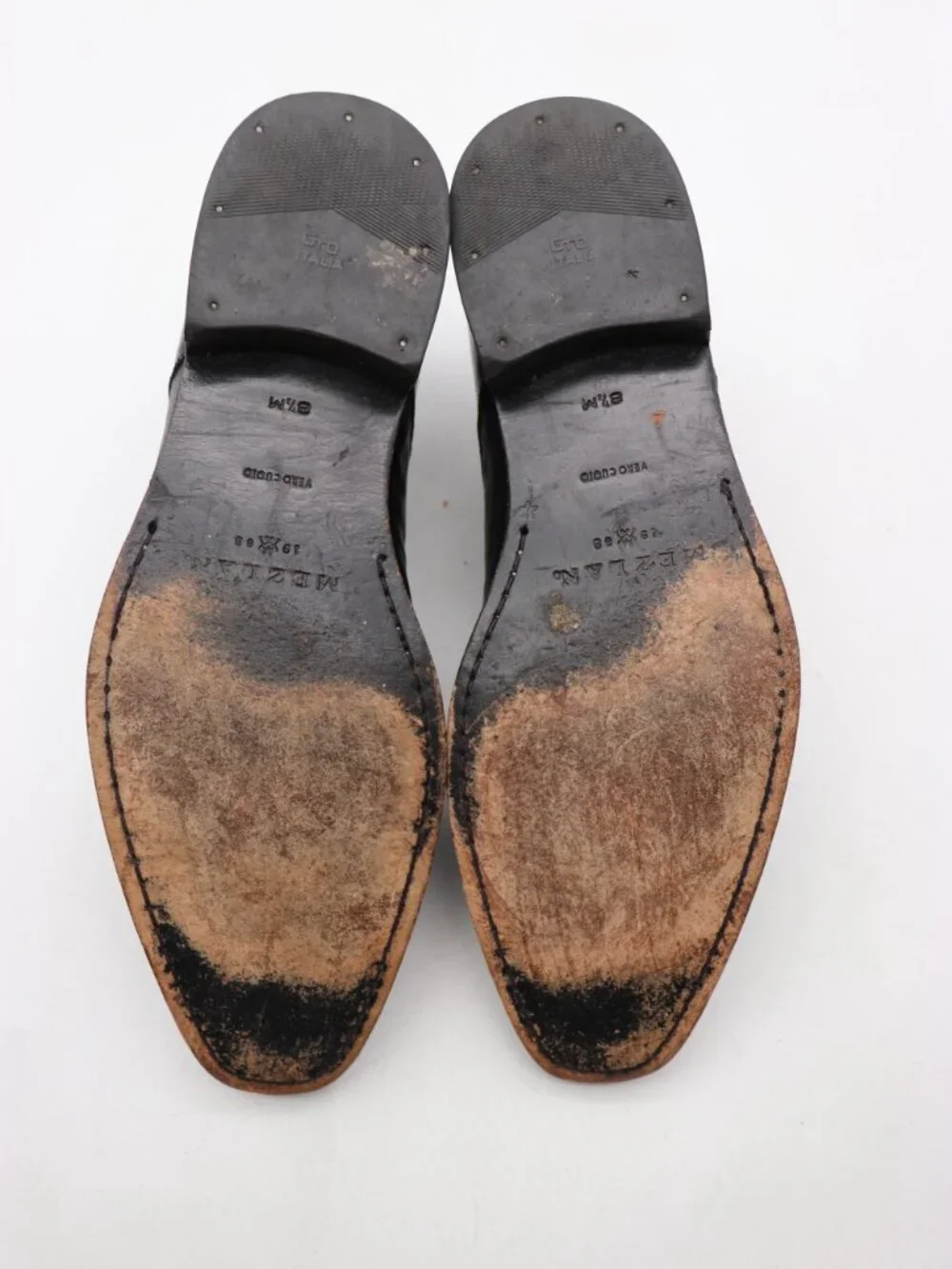 Mezlan black leather