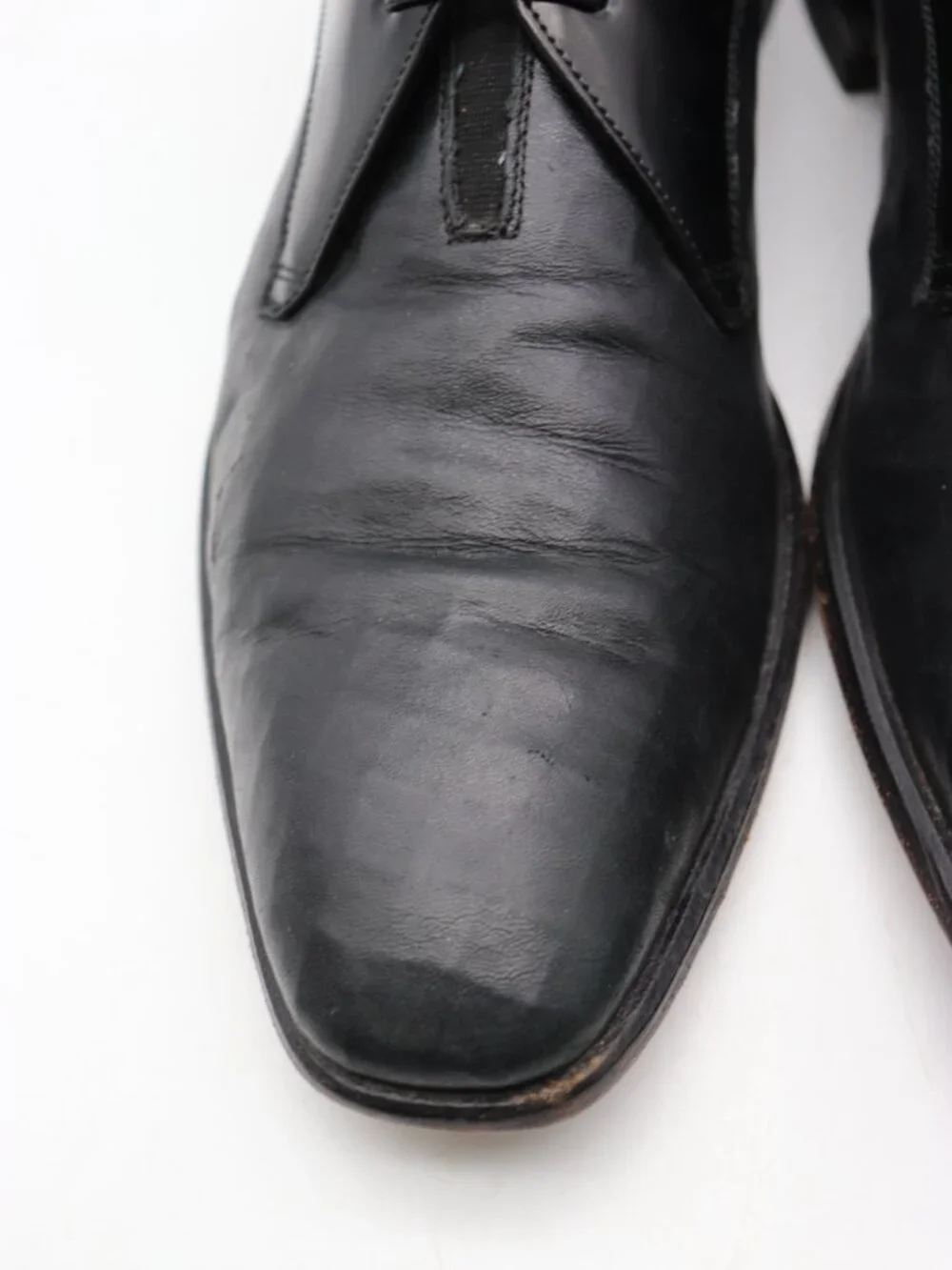 Mezlan black leather