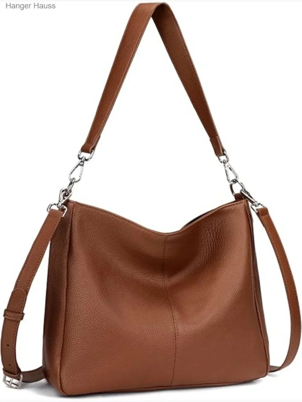 Genuine Leather Hobo Bag Crossbody Shoulder Purse Handbag