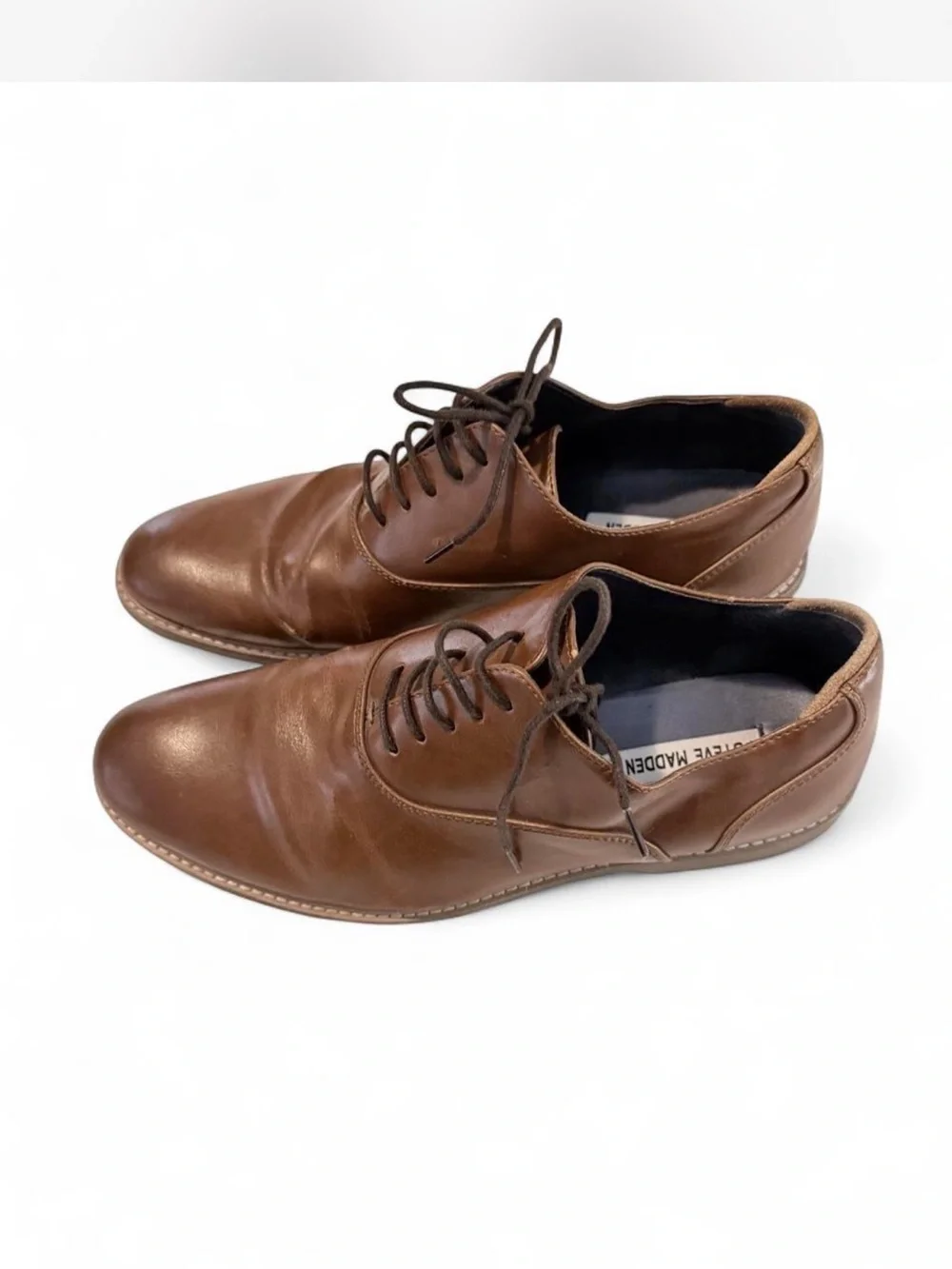 Steve Madden polished brown