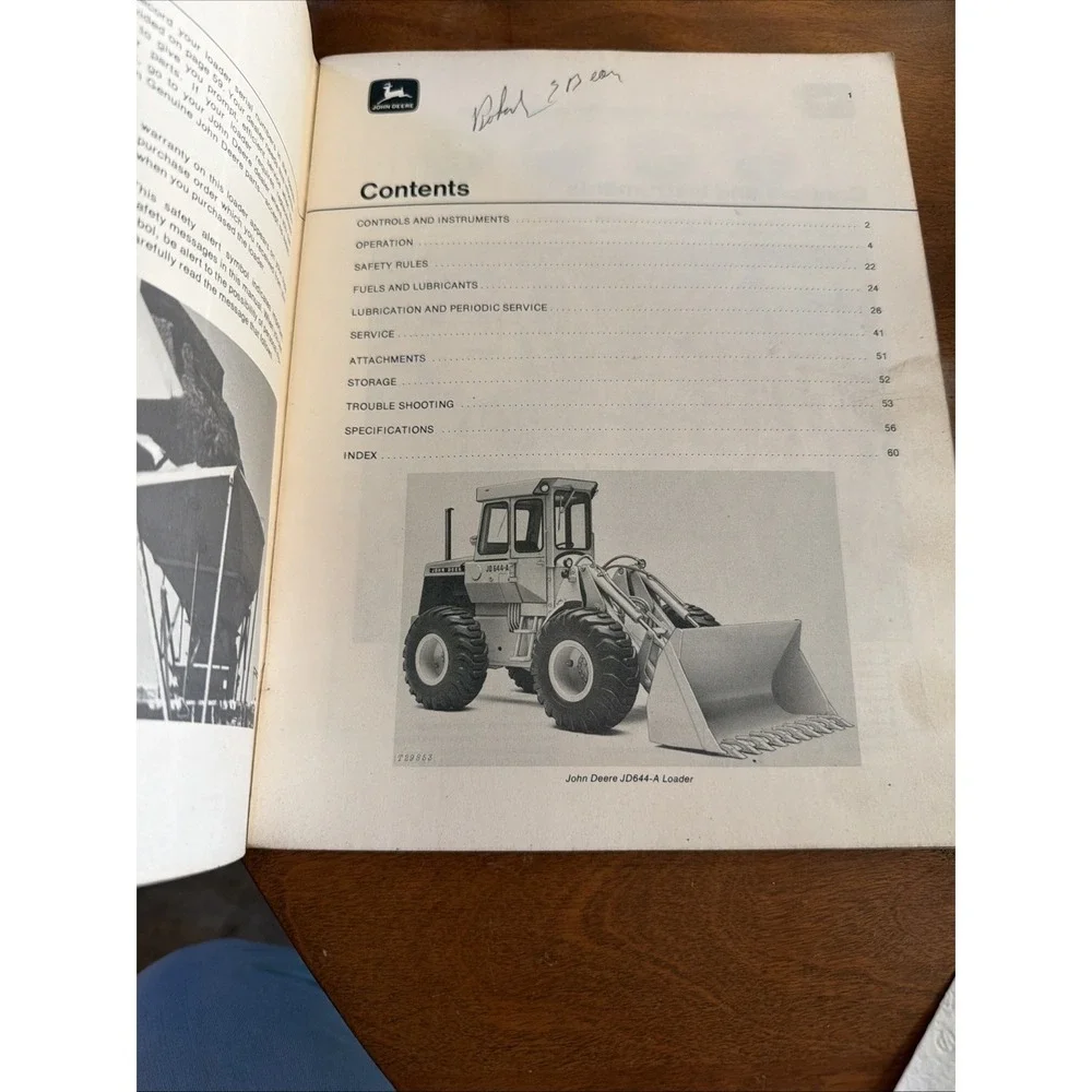 John Deere this operators