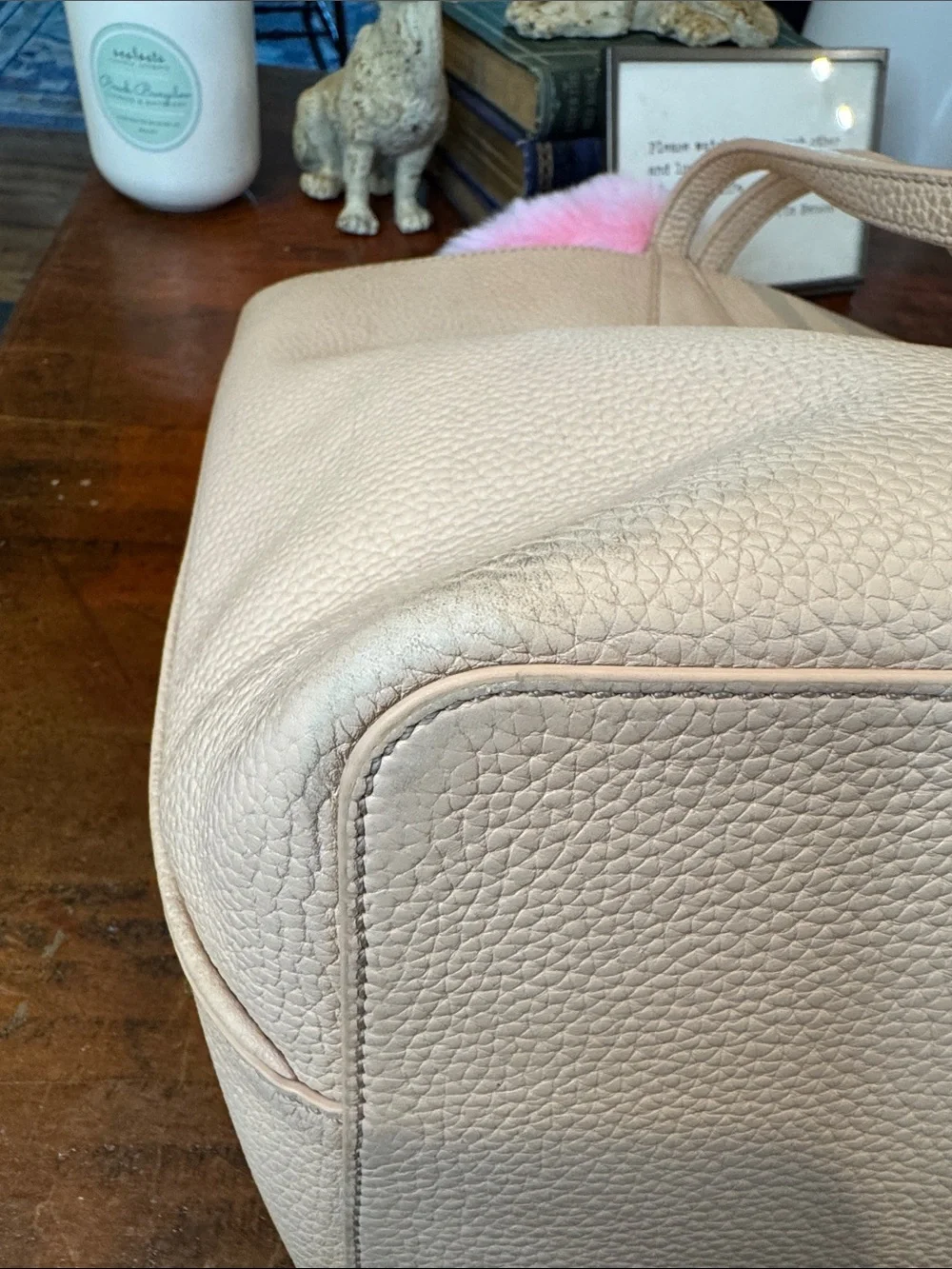 Tory Burch pebbled leather
