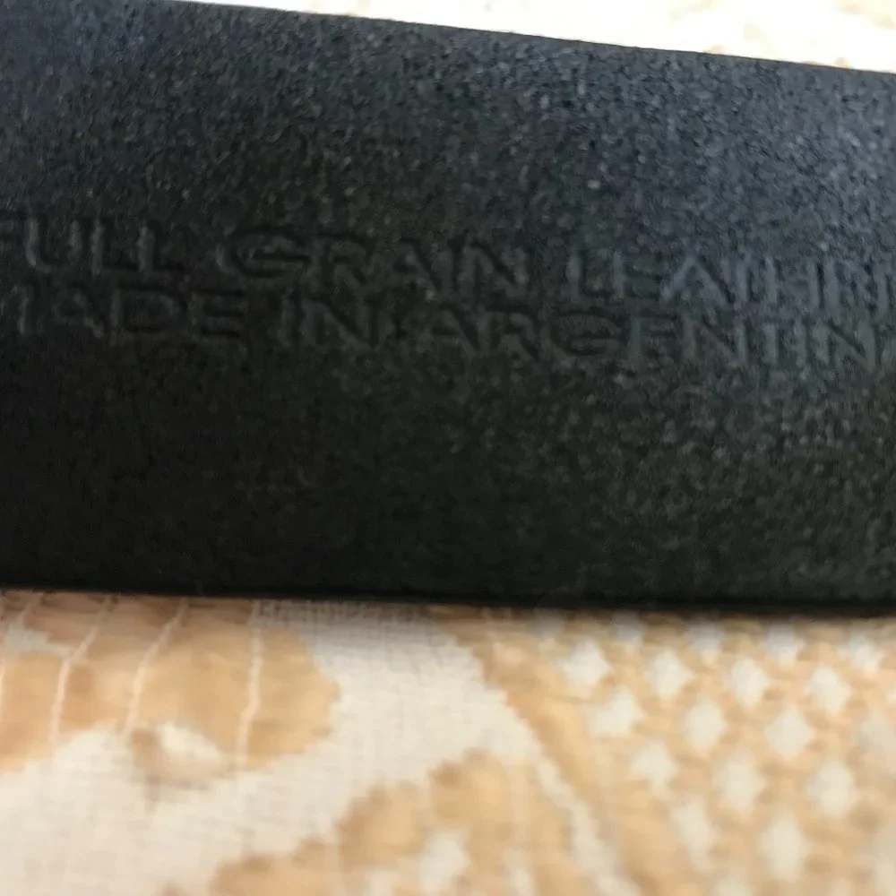 Genuine Leather Nautica mens belt made in Argentina