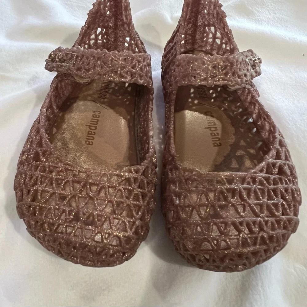 Mini Melissa Brown Mary Jane Jelly Shoes