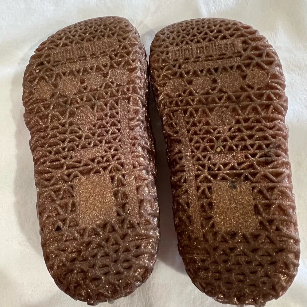 Mini Melissa Brown Mary Jane Jelly Shoes