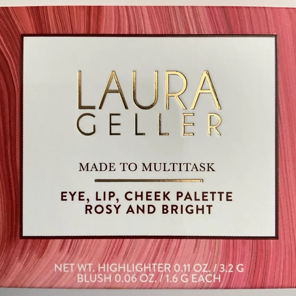 Laura Geller Eye Lip Cheek Palette In Rosy and Bright Made To Multitask