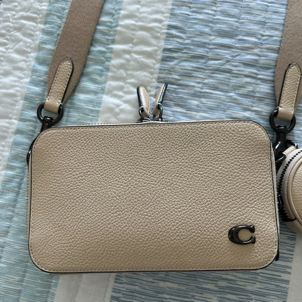 Coach pebbled leather