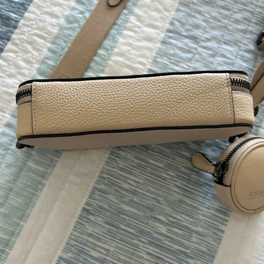 Coach pebbled leather