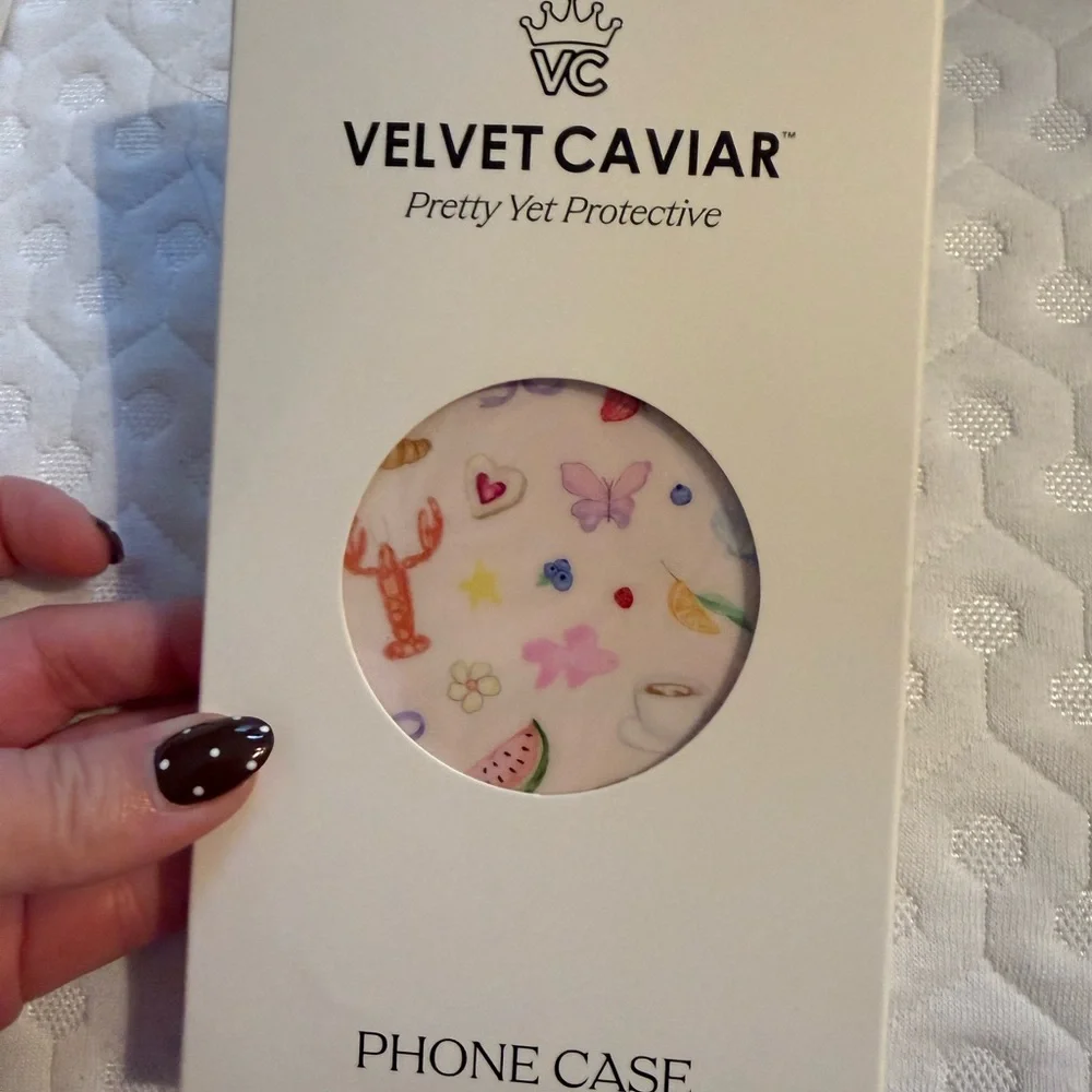 Velvet Caviar Pastel Multi-Color Cute Icons iPhone Case