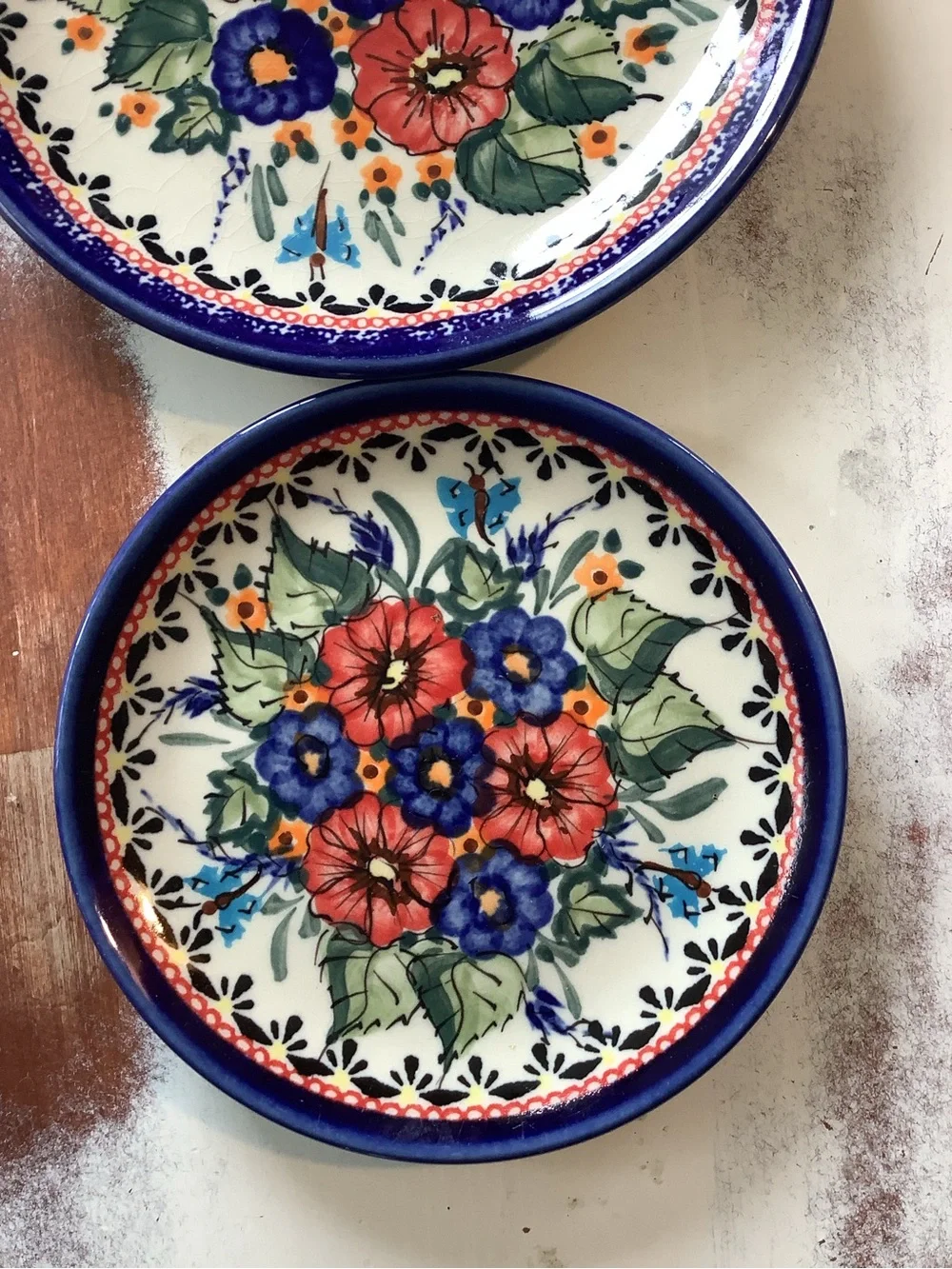 Polish Pottery set three