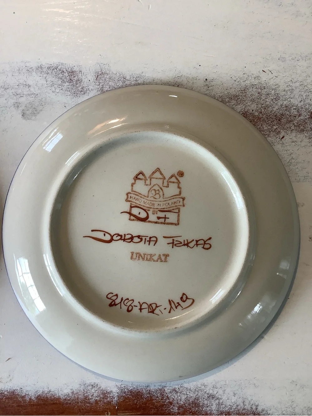Polish Pottery set three