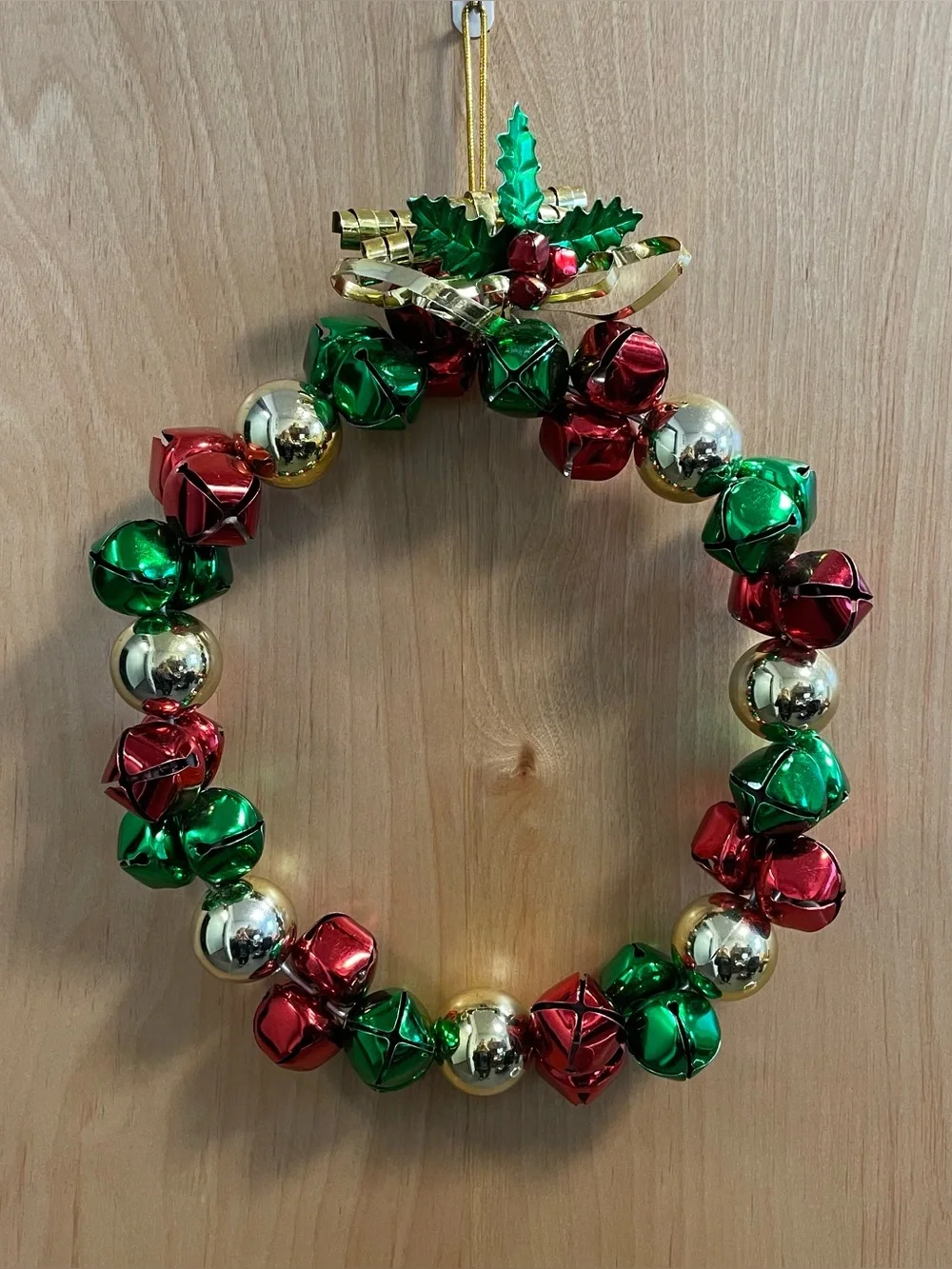 Christmas/Holiday Jingle Bell Wreath 12”