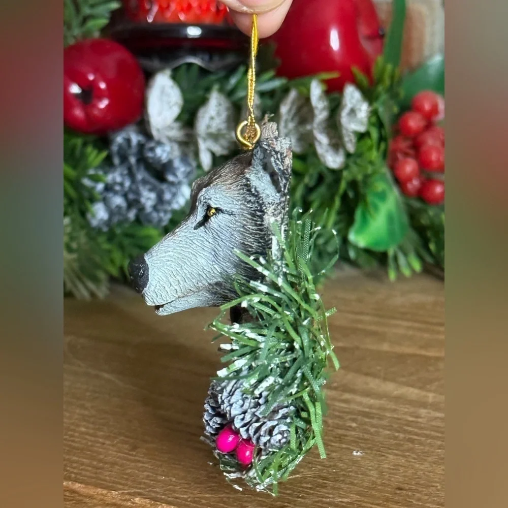 Handmade decorative wolf