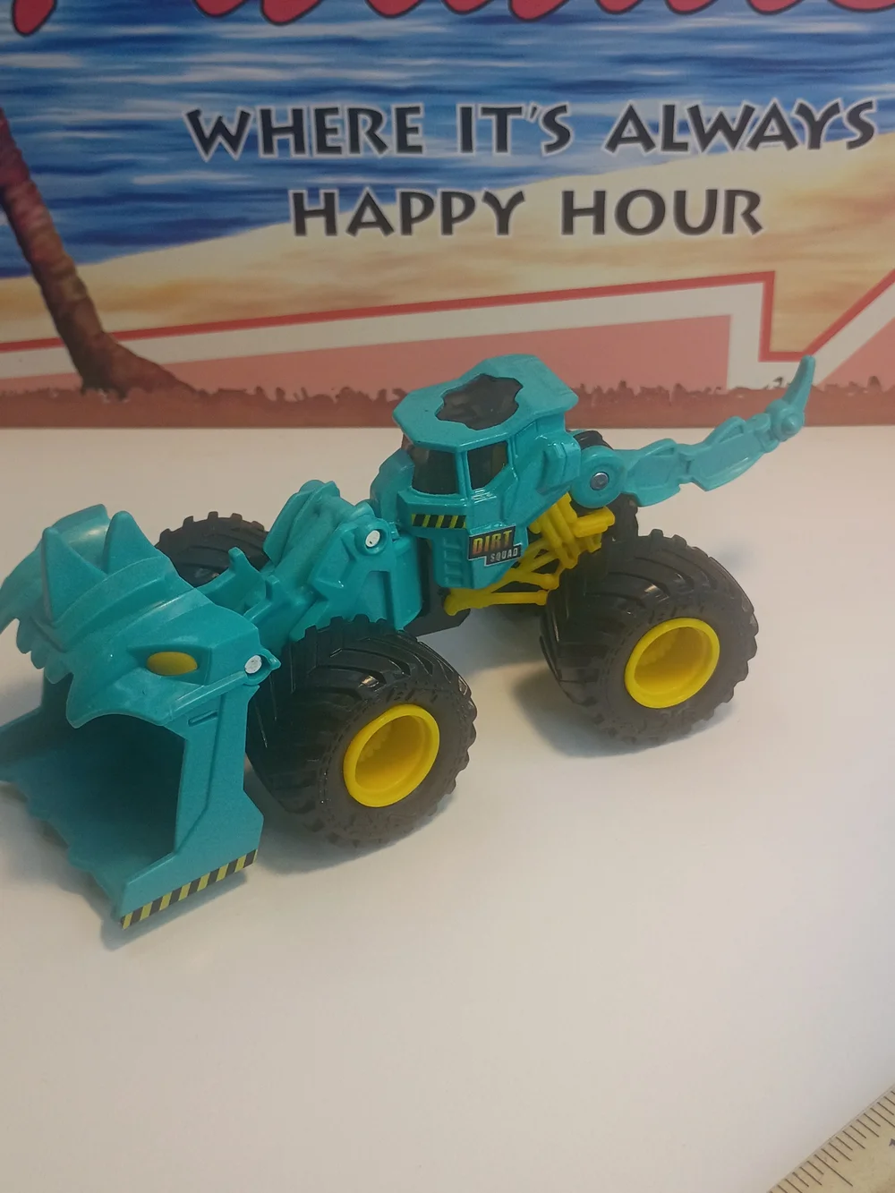 Spin Master Monster Jam Dirt Squad Aqua Blue 1/64 Scale