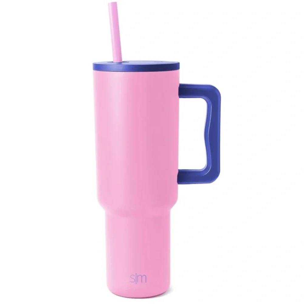 40oz Simple Modern Trek- Rose Plum -NEW with box and two straws‎
