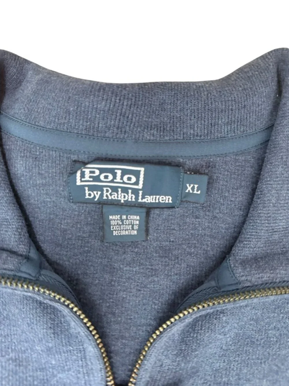 Polo Ralph Lauren Size XL Long Sleeve Estate Rib 1/4 Zip Pullover
