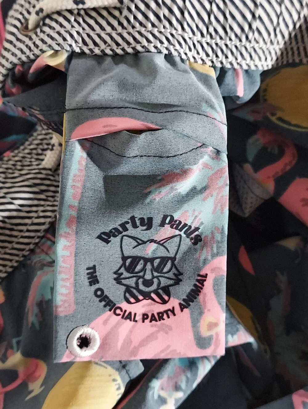 Party Pants swim trunks