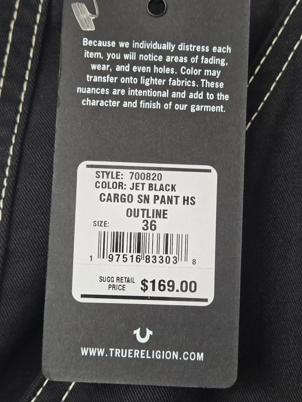 True Religion leg iconic