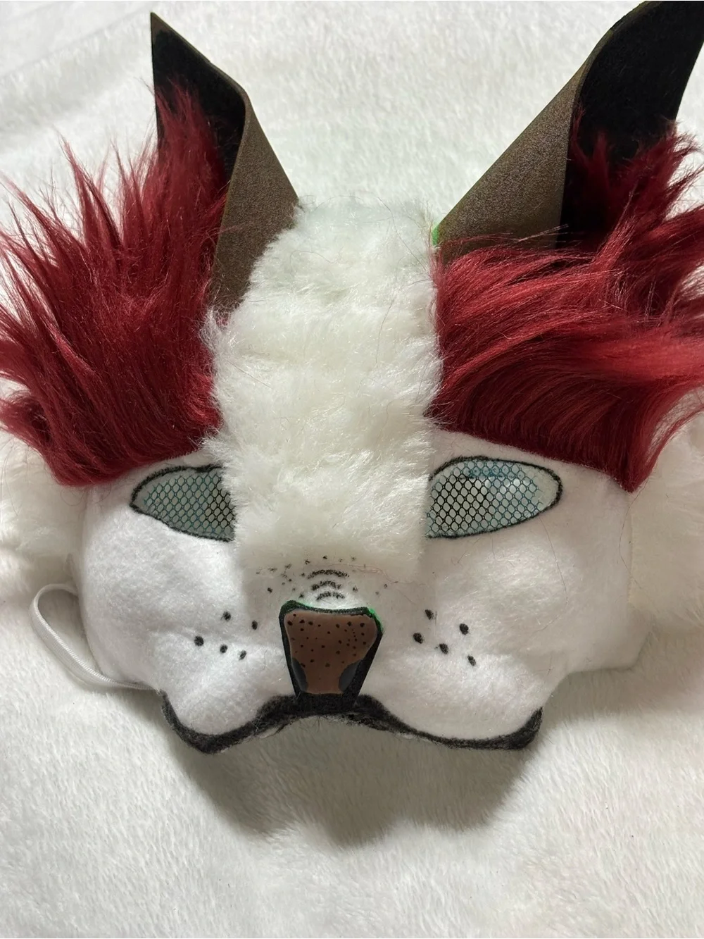 Handmade plush white