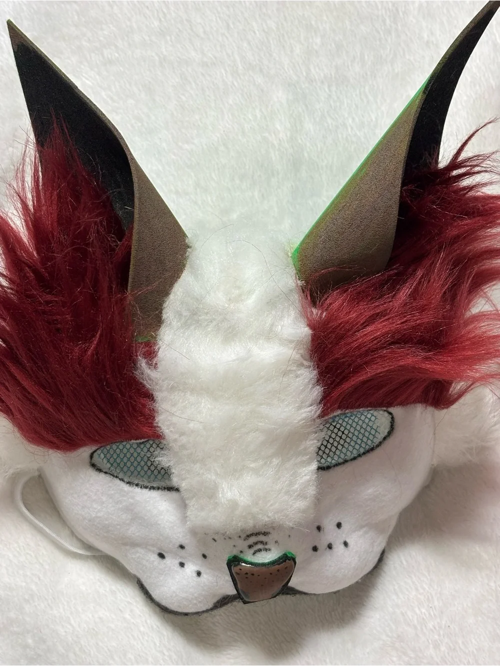 Handmade plush white