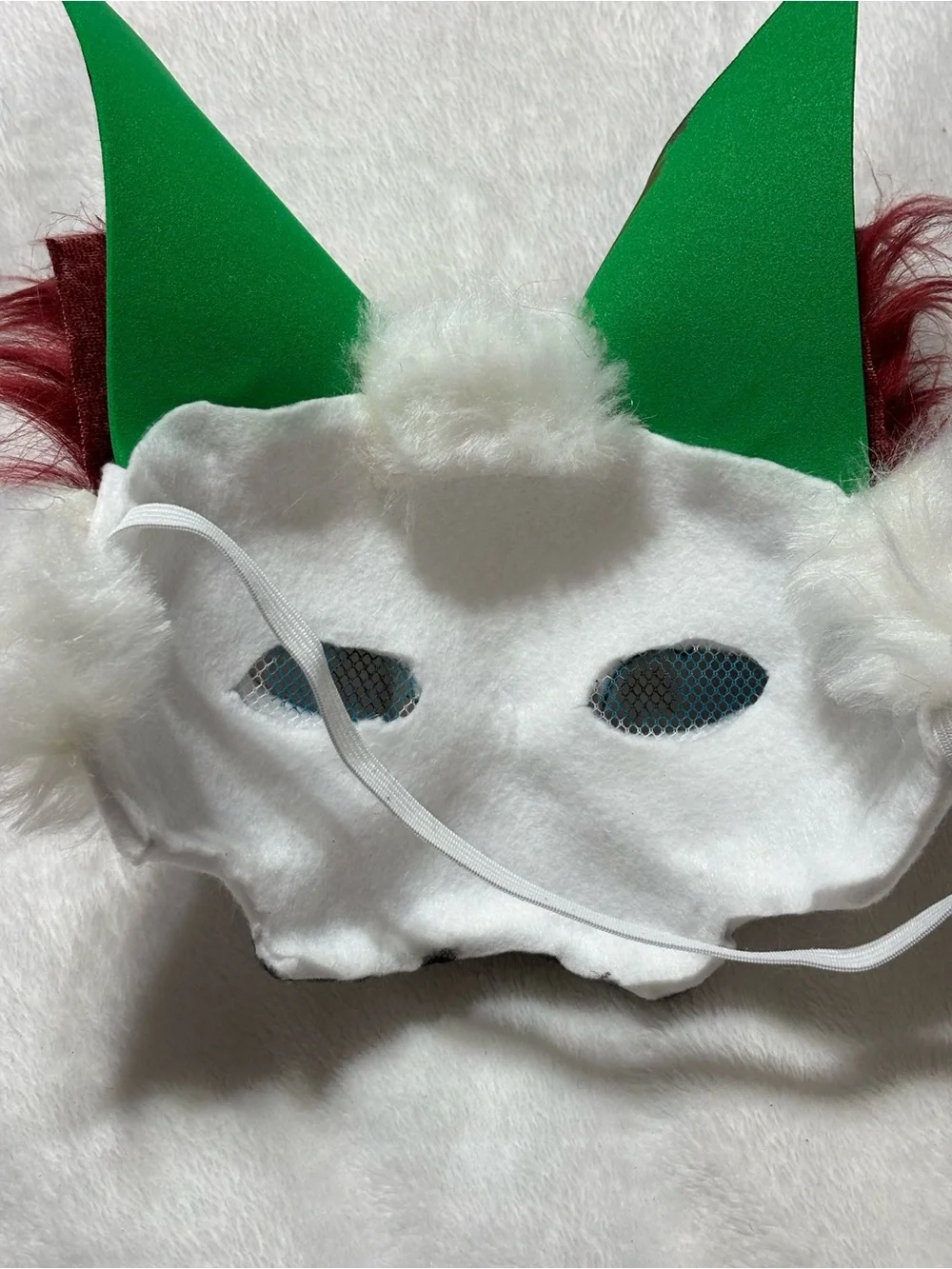 Handmade plush white