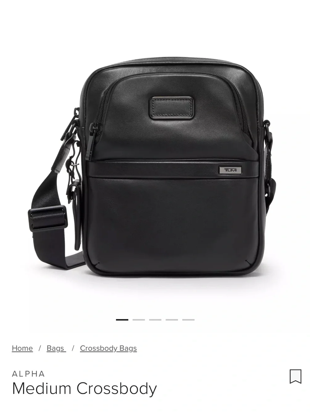 Tumi messenger crafted