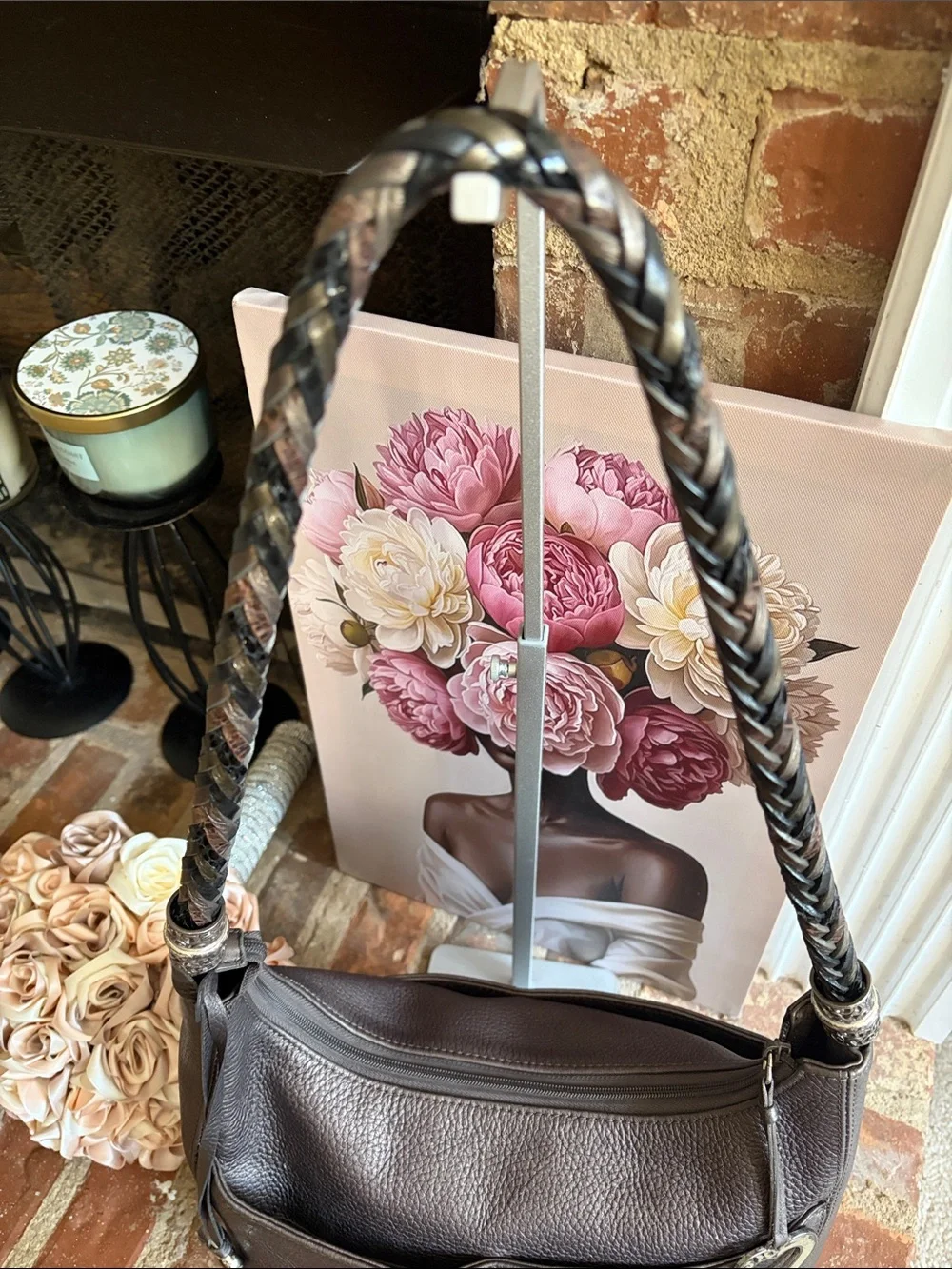 Brighton pebbled leather