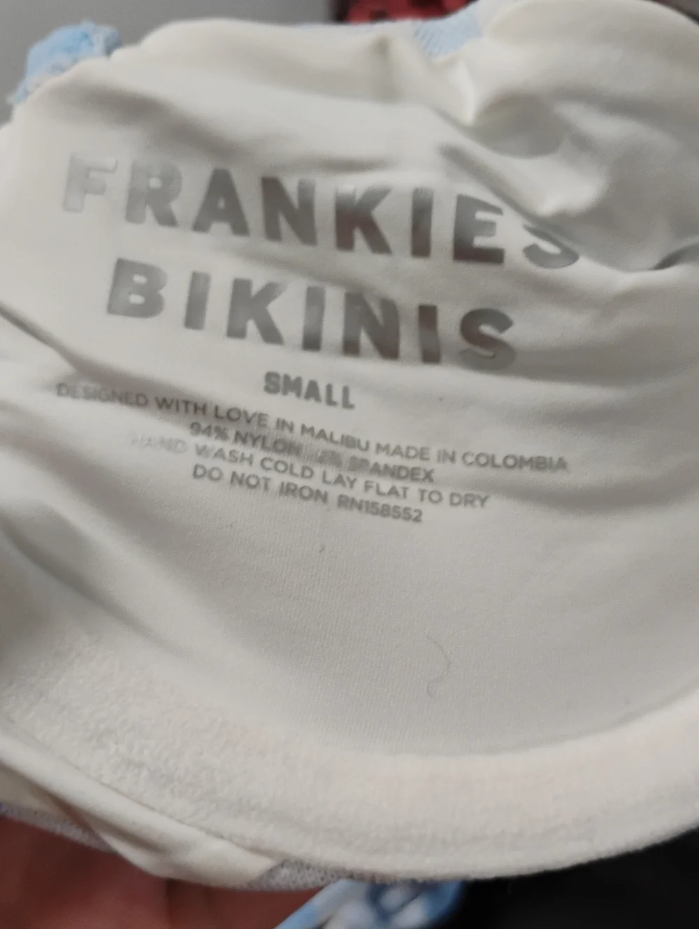 Frankies Bikinis very gently